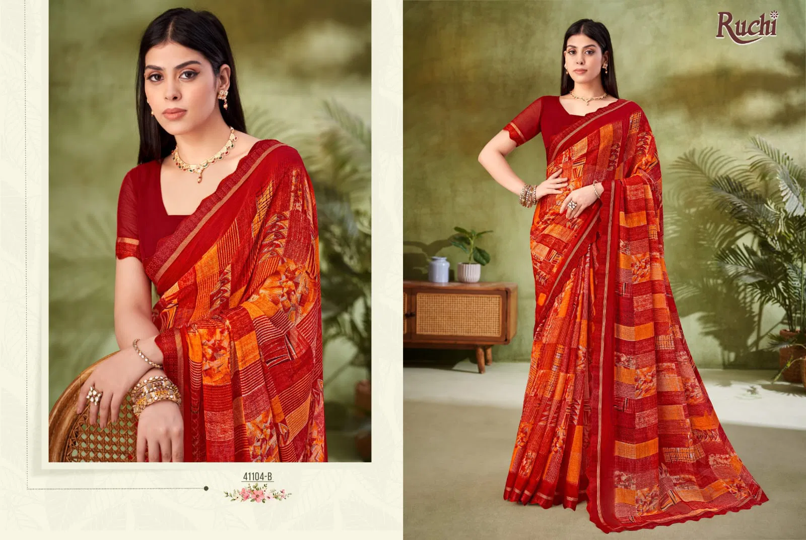 Savera Vol 11 By Ruchi Chiffon Daily Wear Saree Wholesale Shop In Surat